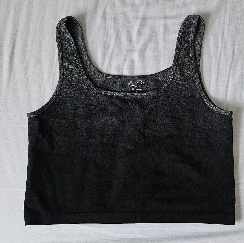 NWT RETIRED CVG Ombre Top Black